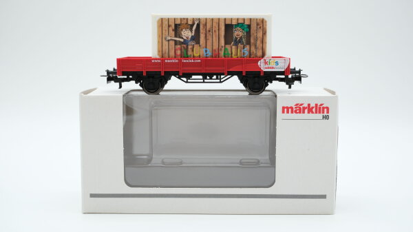 Märklin H0 48612 Niederbordwagen (Clubhaus) Kklm Club Jahreswagen 2012
