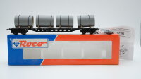 Roco H0 47195 Rungenwagen mit Röhrenladung DB