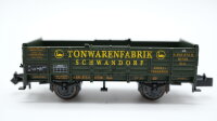 Minitrix N 15365 Offener Güterwagen Tonwarenfabrik...