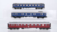 Liliput/Unbekannt H0 Konvolut Abteilwagen 2.Kl. blau...