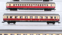 Fleischmann H0 Konvolut "TEE" Speisewagen Abteilwagen 1.Kl. Gesellschaftswagen 1.Kl. DB