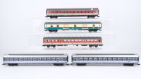 Fleischmann H0 Konvolut Abteilwagen 2.Kl. blau/silber...