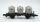 Minitrix N 5135370 Behältertragwagen, Ladung: 3 runde Container BTs 50 DB