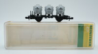 Minitrix N 5135370 Behältertragwagen, Ladung: 3...