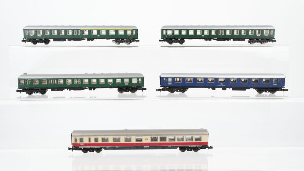 Arnold N Konvolut Schnellzugwagen 1./2. Kl. mit Steuerabteil TEE-Reisezugwagen DB