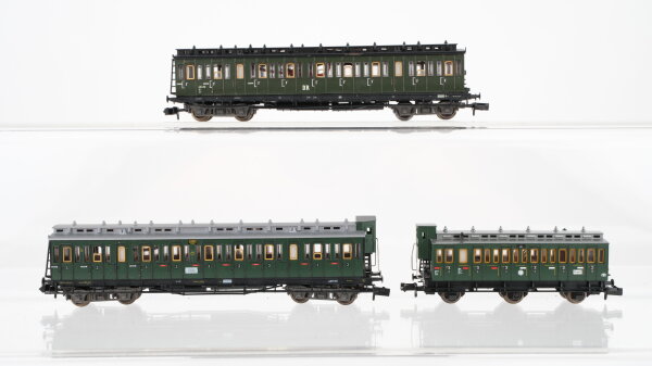 Fleischmann N Konvolut Abteilwagen 3. Kl. DR