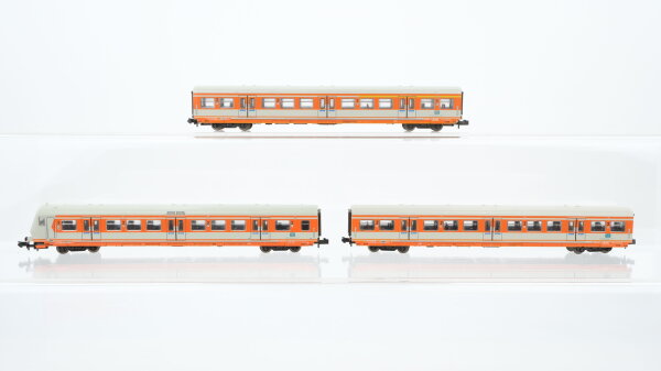 Minitrix N Konvolut S-Bahn-Wagen 1./2. Kl. mit Steuerwagen DB