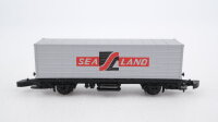 Märklin Z 8616 Behälter-Tragwagen mit Container...