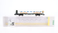 Minitrix N 15340 Flachwagen, Ladung: Maibaum SSml...