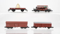 Minitrix u.a. N Konvolut Schwenkdachwagen...