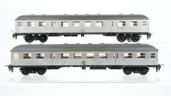 Trix Express H0 Konvolut "Silberlinge" Personenwagen 1./2.Kl. 2.Kl. DB (Abbrüche)