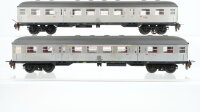 Trix Express H0 Konvolut "Silberlinge" Personenwagen 1./2.Kl. 2.Kl. DB (Abbrüche)