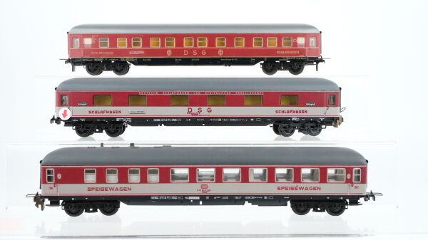 Unbekannt H0 Konvolut Speisewagen Schlafwagen DSG (Abbrüche)