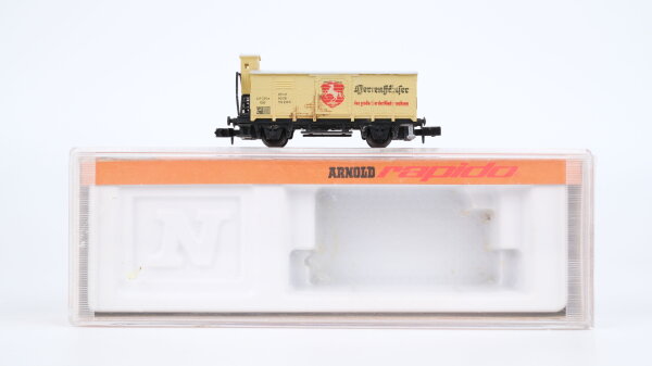Arnold N 0509 Kühlwagen mit Bremserhaus Herrenhäuser Bier DB
