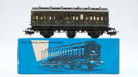 Märklin H0 4004 Abteilwagen ohne Bremserhaus 2. Kl. (dunkelblaue OVP)