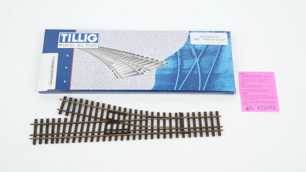 Tillig H0 85193 H0/H0m 3-Schienen-Schmalspurweiche rechts