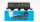 Märklin H0 4004 Abteilwagen ohne Bremserhaus 2. Kl. (dunkelblaue OVP)