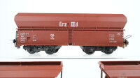 Unbekannt H0 Konvolut Erzwagen "Erz IIId" Selbstentladewagen DB