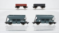 Egger-Bahn H0e Konvolut Selbstentladewagen Niederbordwagen
