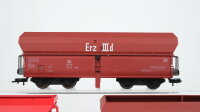 Fleischmann H0 Konvolut Erzwagen "Erz IIId" Selbstentladewagen "DB Cargo" DB