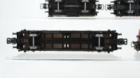 Märklin H0 Konvolut Containertragewagen "DB, Hapag-Lloyd" Güterzugbegleitwagen "310" Kranwagen und Kranschutzwagen DB