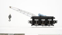 Märklin H0 Konvolut Containertragewagen "DB, Hapag-Lloyd" Güterzugbegleitwagen "310" Kranwagen und Kranschutzwagen DB