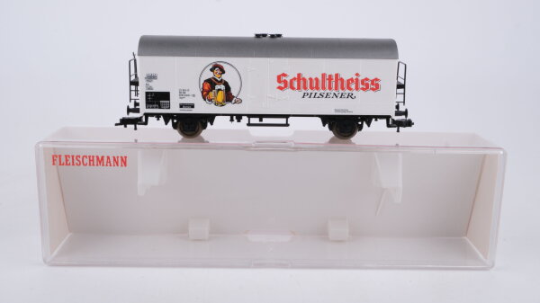 Fleischmann H0 5322 Kühlwagen (Schultheiss Pilsener) 21 80 816 2 400-7 [P] DB
