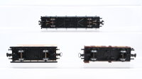 Märklin H0 Konvolut Fasswagen "Gold Fassl" gedeckter Güterwagen mit Bremserhaus "Brauerei Wulle" Niederbordwagen DB/u.a.
