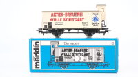 Märklin H0 4678 Bierwagen (WULLE) mit Bremserhaus Gk...