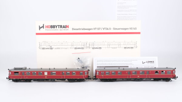 Hobbytrain H0 H303800 Dieseltriebwagen BR VT 36.5 / VS 145 DB Gleichstrom