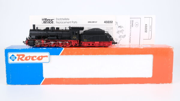 Roco H0 43222 Dampflok mit Tender BR 57 2470 DR Gleichstrom