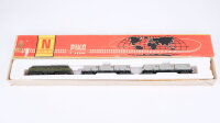 Piko N Diesellok SNCB + 2 Rungenwagen mit Containern...