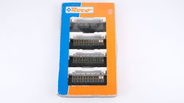 Roco H0 44018 Personenwagen Set 4 tlg. K.Bay.Sts.B.