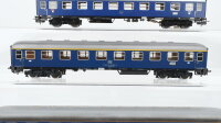 Märklin H0 Konvolut Abteilwagen 1.Kl. Personenwagen 2.Kl. blau DB