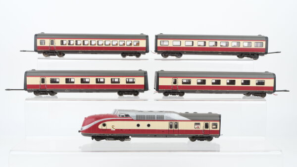 Roco H0 Konvolut "TEE Alpen-See-Express" Dieseltriebwagen (ohne Antrieb) Mittelwagen