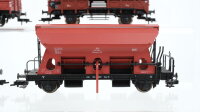 Fleischmann H0 Konvolut Schwerlastflachwagen Viehtransportwagen Schienenreinigungswagen mit Plane Selbstentladewagen DB/DR