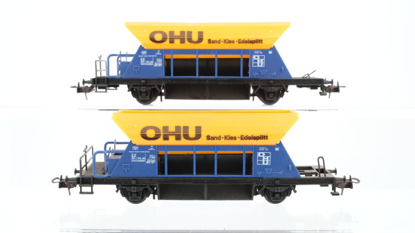 Faller H0 Konvolut Selbstentladewagen "OHU Sand Kies Edelsplitt" DB