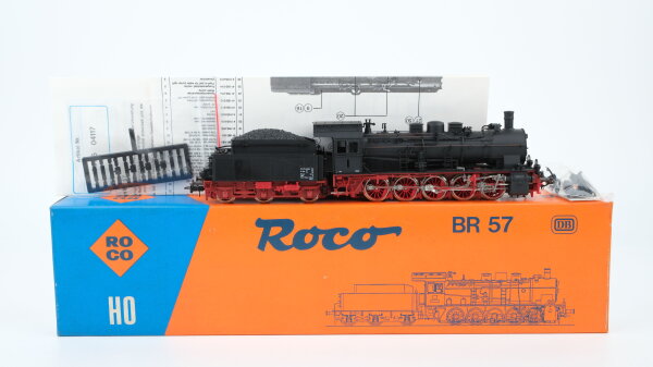 Roco H0 04116A Dampflok mit Tender BR 57 DB Gleichstrom