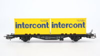 Märklin H0 4670 Behälter-Tragwagen (Containerwagen) Intercont DB