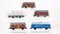 Märklin H0 Konvolut gedeckte Güterwagen mit...