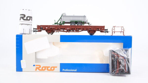 Roco H0 47510 Rungenwagen (mit Güllewagen) DB