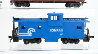 Roco/unbekannt H0 Konvolut "USA" gedeckte Güterwagen "Chessie System, Seaboard" Kesselwagen "Hinckley & Schmidt" Caboose "UP, Conrail" offener Güterwagen