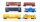 Roco/unbekannt H0 Konvolut "USA" gedeckte Güterwagen "Chessie System, Seaboard" Kesselwagen "Hinckley & Schmidt" Caboose "UP, Conrail" offener Güterwagen