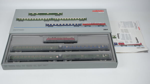 Märklin H0 2664 Schnellzug Set Diesellok BR V 160 DB "Lollo" Wechselstrom Digital Sound mfx