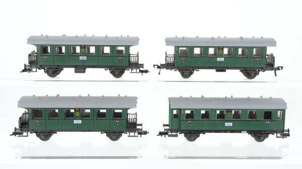 Fleischmann H0 Konvolut Donnerbüchsen 3.Kl. Personenwagen 3.Kl. DRG