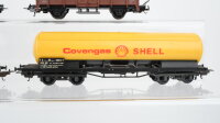 Lima H0 Konvolut Kesselwagen "Agipgas, Shell" Hochbordwagen mit Plane "VAG" Schwenkdachwagen FS/DB