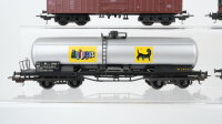 Lima H0 Konvolut Kesselwagen "Agipgas, Shell" Hochbordwagen mit Plane "VAG" Schwenkdachwagen FS/DB