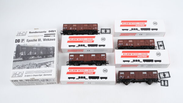 M+D H0 049/1 Güterwagen-Set Wekawe Weintransporte 4-teilig DB