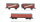 Piko H0 Konvolut Hochbordwagen Güterwagen-Set "Stückgut-Schnellverkehr" DB