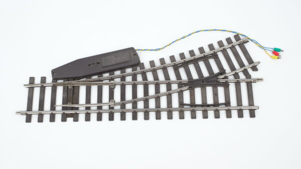 Märklin 1 5972 Elektrische Weiche links R1020,54 22°30` (gebrauchter Zustand)